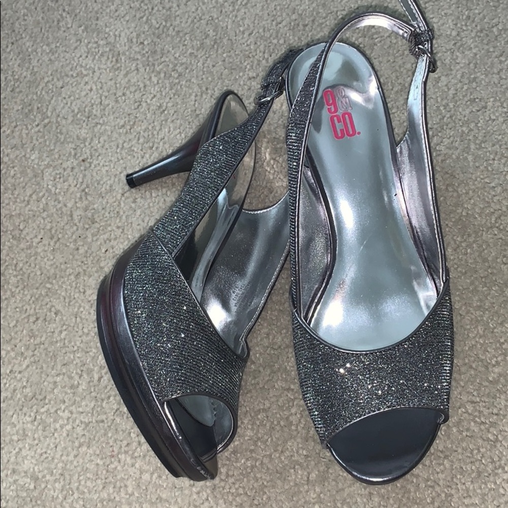 Silver heels for formal occasions!